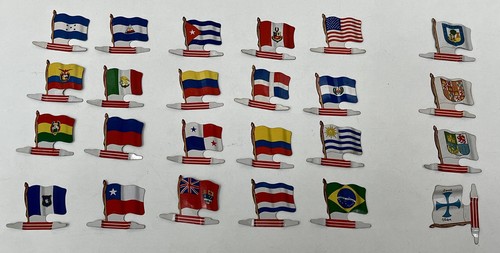 Lot drapeaux tôle - lot,