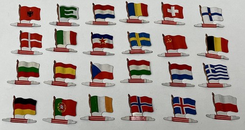 Lot drapeaux tôle - lot, 24