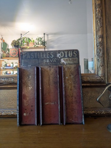 Ancien présentoir comptoir - présentoir,